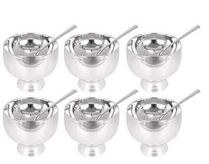 ชามใส่ไอศกรีมทำมืออุปกรณ์สำหรับอาหารเย็นชามเสิร์ฟอาหารสำหรับบ้านห้องครัวร้านอาหารตกแต่งโต๊ะชามผลไม้ขนมหวาน - Product Image 2