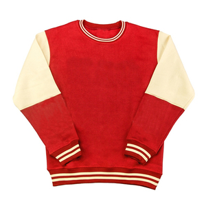 Sudadera de cuello redondo roja para hombre, con estampado 1911, corte regular, de algodón tejido, informal, para otoño. - Product Image 4