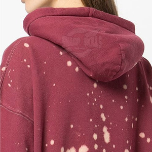 Color sólido Mujeres Tie Dye Hoodie Tela suave Fabricado en fábrica Tie Dye Hoodie Durable Easy Wear Online Hoodie - Product Image 6