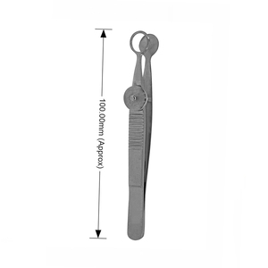 Fórceps de chalazión de acero inoxidable alemán de alto grado de 100 mm y 8mm, fórceps de chalazión Lambert de grado Industrial DIY con soporte OEM - Product Image 5