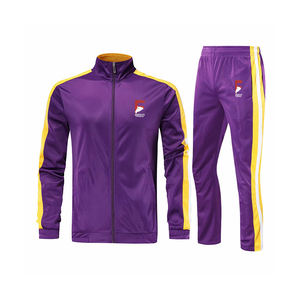 Ensemble de survêtement de sport pour homme automne 2025, polyester, polaire, jogging, combinaison, multicolores, 2 pièces, personnalisable - Product Image 1