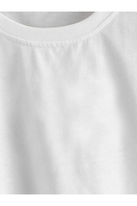 Blank Round Neck <b>White</b> <b>Women</b> Crop Top <b>T</b> <b>Shirt</b> Custom Print Logo Hot Selling Cotton <b>Womens</b> <b>T</b>-<b>shirts</b> Fitness Fit <b>T</b> <b>Shirts</b> Ladies - Product Image 2