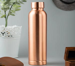 Botella de agua de cobre pulido brillante al por mayor personalizable para uso interior y exterior vasos más vendidos - Product Image 4