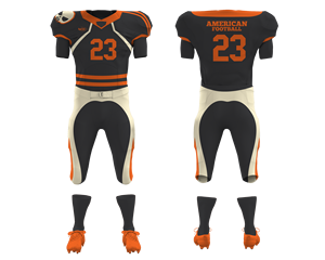 Camiseta de fútbol juvenil sublimada personalizada a precio barato, ropa de equipo de poliéster para fútbol americano - Product Image 1