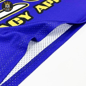 Camisetas de fútbol de malla transpirable de algodón 100% ecológico para hombre, de secado rápido, estilo oversize, con hombros caídos y corte holgado, fabricadas a medida. - Product Image 4