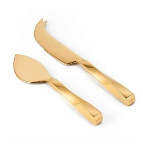 Juego de cuchillos de latón, cubiertos con mango de diseño de flores, producto más vendido, juego de queso de latón personalizado - Product Image 2