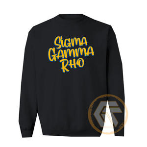 Sudadera Casual Bordada Ecológica de Algodón con Forro Polar para Mujer, Personalizada de Alta Calidad, de la Fraternidad Sigma Gamma Rho, para Otoño/Invierno - Product Image 6