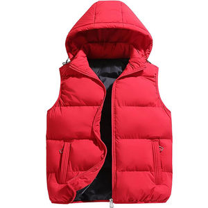 Chaleco de bombardero transpirable 2025 personalizado para hombre, chaleco acolchado de invierno para exteriores con relleno de algodón y bolsillo impermeable de talla grande - Product Image 4