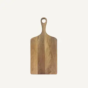 Phong cách độc đáo xoài gỗ công cụ nhà bếp chopping Bảng cắt phục vụ Platter với xử lý cho trang trí từ Ấn Độ