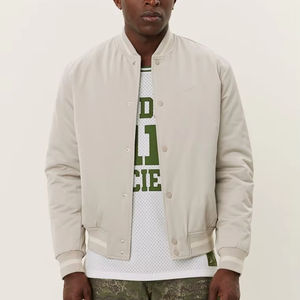 เสื้อแจ็กเก็ตทีมเบสบอลสำหรับผู้ชายปักลายด้วยกำมะหยี่เสื้อแจ็กเก็ตทีมตัวแทนตัวอักษรทำจากประเทศปากีสถาน - Product Image 4