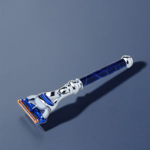 Rasoir de sécurité pour hommes, outil de rasage à cartouche perlée en métal et laiton durables - Product Image 3