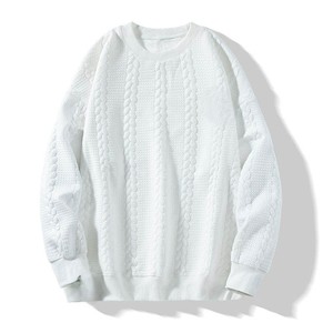Pull en tricot d'alpaga 100% de haute qualité pour homme, décontracté, épais, chaud, col montant, respirant, anti-froissement, pour l'automne - Product Image 4