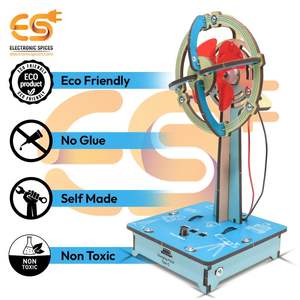 DIY Fan Buddy <b>Model</b> Science Experiment Assembly <b>Kit</b> with Battery Accessories - Product Image 2