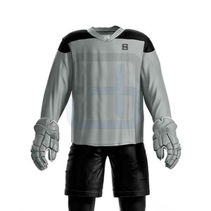 Fabricant pakistanais d'uniformes de hockey sur glace surdimensionnés, vêtements de sport pour adultes, impression de logo personnalisée, ensemble pour l'entraînement, 100% coton - Product Image 5