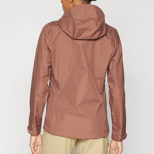 Las chaquetas cortavientos largas para mujer más vendidas, tamaños y colores personalizables, Material superior de procesamiento de tinte con cremallera completa - Product Image 4