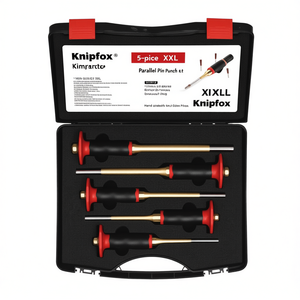 Poinçons parallèles Knipex XXL avec protection des mains, lot de 5 pièces dans une boîte en plastique, ciseaux et poinçons - Product Image 2