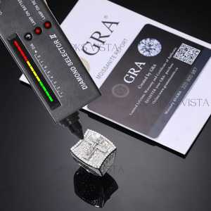 Luxury Iced Out Jesus Cross <b>Ring</b> <b>for</b> <b>Men</b> 925 Sterling Silver Baguette moissanite Diamond Christian Jewelry Hip Hop Style - Product Image 5