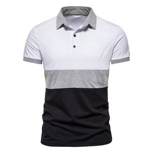 Transpirable Cómodo Top Trending Totalmente elegante Última camiseta de polo con logotipo personalizado Antiarrugas Venta caliente Polo de los hombres - Product Image 1