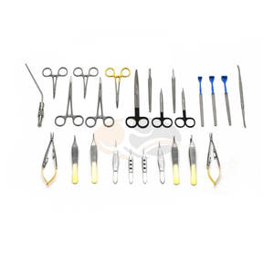 Kit de blepharoplastie Premium Seiff 15 pièces, ensemble d'instruments chirurgicaux manuels en acier inoxydable, certifié MOL, garantie 5 ans, paupière - Product Image 1