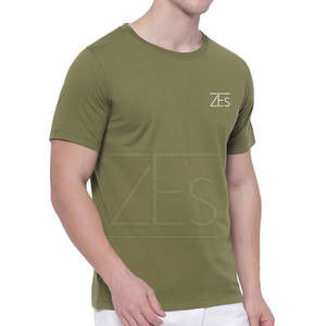 Camiseta de Manga Corta con Ribete en Contraste, Diseño Moderno, 100% Algodón Tejido, Transpirable, Ecológico, Corte Holgado, Estampado Personalizado - Product Image 3