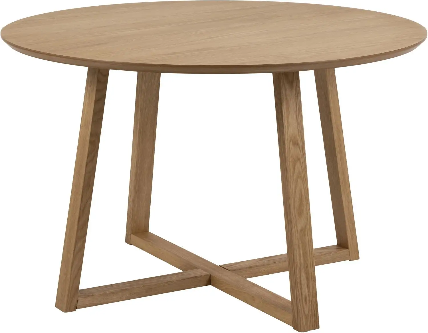Good Quality Solid Wood Round Dining Table Natural Color Modern Style for Home Restaurant Dining Table
