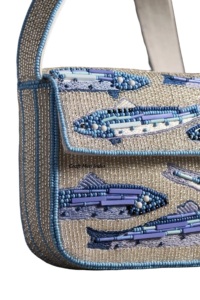 กระเป๋าสะพายไหล่ประดับลูกปัดทะเลโบฮีเมียนกระเป๋าถือลูกปัดทำมือสำหรับผู้หญิงกระเป๋าปาร์ตี้ชายหาดฤดูร้อนอุปกรณ์เสริมสำหรับผู้หญิง - Product Image 2