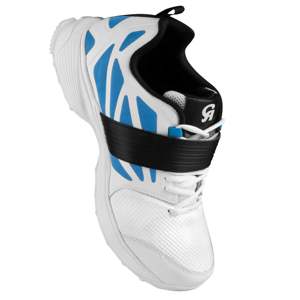 Zapatos de Cricket CA PRO para Niños, Modelo Big Bang con Tacos, en Blanco/Azul, Forro de Goma, para Entrenamiento de Verano - Product Image 2