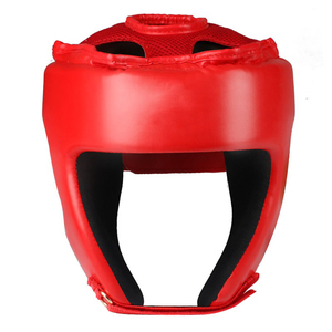 Protector de cabeza de diseño personalizado profesional de cuero genuino más vendido, casco de boxeo ganador, protector de cabeza - Product Image 2