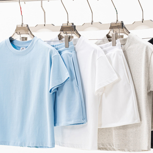 เสื้อยืดผู้ชายไซส์ใหญ่ รุ่นใหม่ คุณภาพสูง ความยาวปกติ ผ้าฝ้าย 100% ทรงโอเวอร์ไซส์ แบบเรียบ ไม่มีลาย สั่งทำได้ ไซส์พลัส - Product Image 3