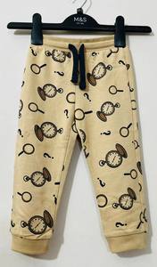 Nouveauté Pantalons de survêtement pour garçons, longueur totale, décontractés, imperméables, respirants, écologiques, tricotés, imprimés, 100% coton, tendance - Product Image 3