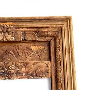 WOODEN MIRROR FRAME Vintage Mirror Frame decorative accessory Handcrafted living space decoration designer mirror in bulk price - Product Image 5