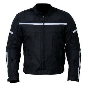 Veste de Moto Homme en Cordura Gris Noir de Haute Qualité, Logo Personnalisé, Respirante, Coupe-Vent et Imperméable pour Adultes - Product Image 1