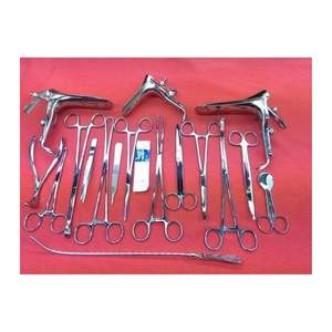 Ensemble d'instruments d'examen gynécologique 47 pièces en acier inoxydable de haute qualité avec spéculum Graves gynécologie approuvée CE - Product Image 1