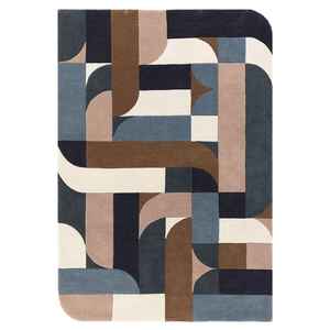 Tapis en laine tufté à la main au design moderne personnalisé de haute qualité Tapis tufté à la main en gros pour le salon Textiles indiens H/L - Product Image 1