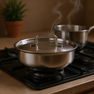 Lagostina SFIZIOSA 18cm Stainless Steel <b>Cookware</b> Part Polished Chrome Pot Lid 010740060118 - Product Image 3