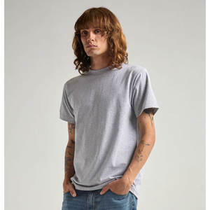 Camiseta de gran tamaño con músculos para hombre, Camiseta holgada de manga corta con palangre para Fitness, camiseta de manga corta estampada de corte holgado de alta calidad - Product Image 4