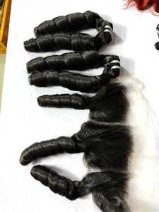 Cabello Humano Vietnamita Remy, Directo de Fábrica, Ondulado Profundo, Ondulado Natural, Doble Trama a Máquina, Todos los Colores - Product Image 3