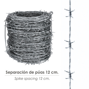 Filo Spinato Zincato 100 Metri 4/12 - Product Image 4