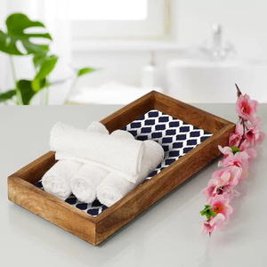 Bandeja clásica de madera para servir, bandeja de café de madera de alta calidad para uso doméstico en Hotel, bandeja de madera personalizada para aperitivos, moda glowin - Product Image 1