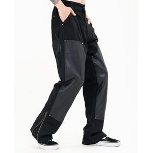 Meilleur choix pour les femmes pantalon léger en similicuir taille haute Style décontracté toile extensible confortable pour un usage quotidien - Product Image 6