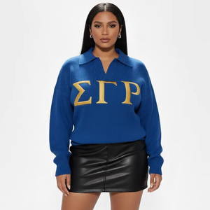 Sigma Gamma Rho-Chaqueta de invierno ecológica con capucha para mujer - Product Image 1