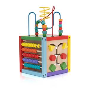 ROBINCOOL Centro de Actividades Educativo Montessori con Cubo de Engranajes y Laberinto - Product Image 1