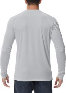 เสื้อรัดกล้ามเนื้อสีพื้น ระบายอากาศได้ดี พิมพ์ลายดิจิตอลตามสั่ง แห้งเร็ว ผลิตจากผ้าสแปนเด็กซ์/โพลีเอสเตอร์ สำหรับฝึกซ้อม MMA และออกกำลังกายในยิม - Product Image 5