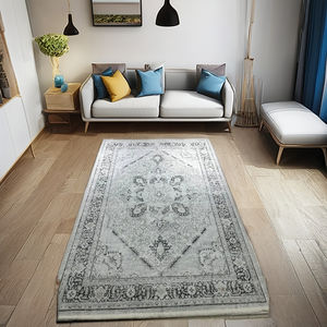 พรมปูพื้นขนสัตว์โค้งแบบมือที่ดีที่สุดทนทานและอ่อนนุ่มด้วยผ้าโพลีเอสเตอร์สองชั้นเพิ่มความพิเศษให้กับการตกแต่งบ้าน - Product Image 5