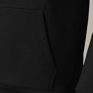 เสื้อฮู้ดแบบสวมศีรษะสำหรับผู้ชายเสื้อฮู้ดแบบรูดซิป3D พิมพ์ลายพัฟโลโก้ตามสั่งสไตล์ไฮสตรีทสูง - Product Image 3