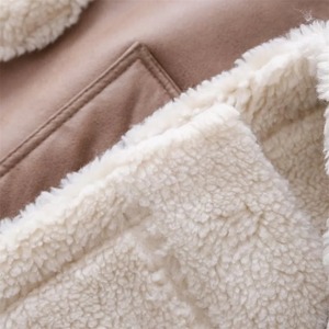 Chaleco de Piel de Oveja con Cuello de Piel para Invierno, Venta al por Mayor, Chalecos de Piel de Oveja Transpirables de Alta Calidad para Mujer, Chaleco de Cuero Auténtico de Moda - Product Image 5