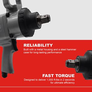 Clé à chocs pneumatique 295A de 1 pouce, outil OEM personnalisable - Product Image 5