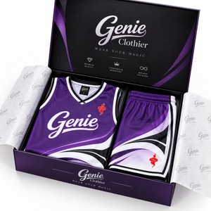 Conjunto de Uniforme de Baloncesto, Diseño Personalizado, Camiseta y Pantalones Cortos Transpirables para Clubes Juveniles Unisex, con Servicio OEM - Product Image 6