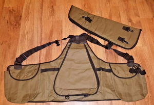 Gilet de poitrine tactique vert personnalisé avec pochettes Mag à l'extérieur gilet de poitrine léger formation - Product Image 2