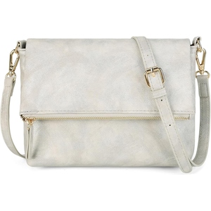 Bolso Bandolera Cruzado de Piel Sintética para Mujer, Bolso de Hombro Simple y Minimalista para Artículos Esenciales Diarios - Product Image 1